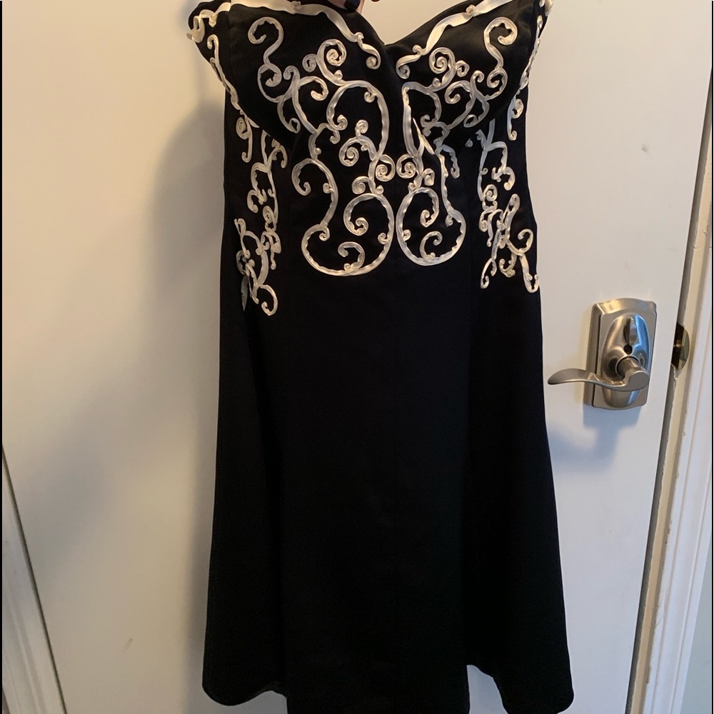 Back cocktail dress